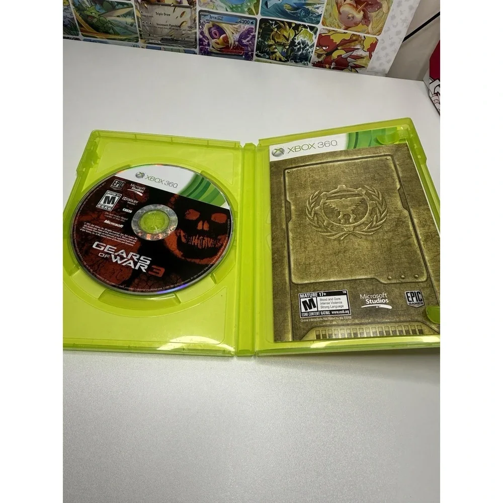 Gears of War 3 Xbox 360 Complete CIB Game With Manual‎